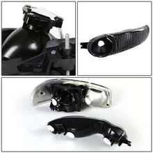Load image into Gallery viewer, DNA Projector Headlights for GMC Yukon / Yukon XL Denali (2001-2006) with LED Halo DRL and Black or Chrome Housing Alternate Image