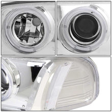 Load image into Gallery viewer, DNA Projector Headlights for GMC Yukon / Yukon XL Denali (2001-2006) with LED Halo DRL and Black or Chrome Housing Alternate Image