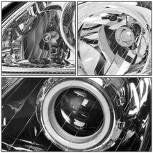 Load image into Gallery viewer, DNA Projector Headlights for Mercedes W220 S430 / S500 / S600 (2000-2006) S350 (2006) Black or Chrome Housing with Halo or LED Bar DRL Alternate Image