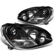 Load image into Gallery viewer, DNA Projector Headlights for Mercedes W220 S430 / S500 / S600 (2000-2006) S350 (2006) Black or Chrome Housing with Halo or LED Bar DRL Alternate Image