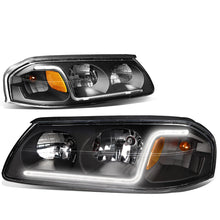Load image into Gallery viewer, DNA Headlights Chevy Impala (2000-2005) w/ LED DRL - Black / Chrome / Smoke Housing Alternate Image