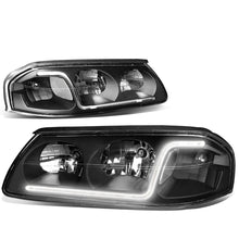 Load image into Gallery viewer, DNA Headlights Chevy Impala (2000-2005) w/ LED DRL - Black / Chrome / Smoke Housing Alternate Image