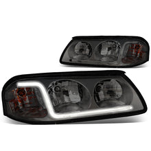 Load image into Gallery viewer, DNA Headlights Chevy Impala (2000-2005) w/ LED DRL - Black / Chrome / Smoke Housing Alternate Image