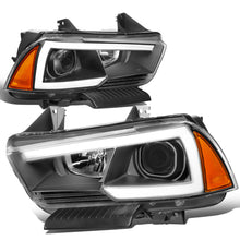 Load image into Gallery viewer, DNA Projector Headlights Dodge Charger (2011-2014) w/ LED DRL - Black or Chrome Housing Alternate Image