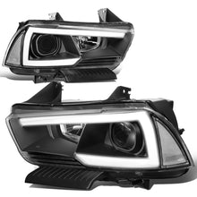 Load image into Gallery viewer, DNA Projector Headlights Dodge Charger (2011-2014) w/ LED DRL - Black or Chrome Housing Alternate Image