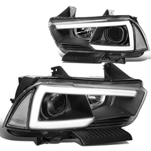 Load image into Gallery viewer, DNA Projector Headlights Dodge Charger (2011-2014) w/ LED DRL - Black or Chrome Housing Alternate Image