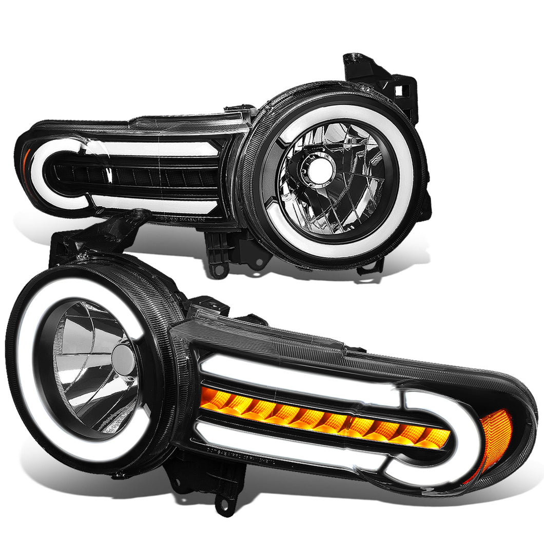 DNA Headlights Toyota FJ Cruiser (2007-2014) w/ LED DRL Sequential Turn Signal