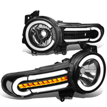 Load image into Gallery viewer, DNA Headlights Toyota FJ Cruiser (2007-2014) w/ LED DRL Sequential Turn Signal Alternate Image