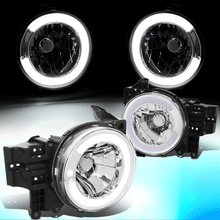 Load image into Gallery viewer, DNA Headlights for Toyota FJ Cruiser (2007-2014) with LED DRL Sequential Turn Signal Alternate Image