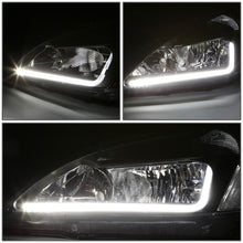 Load image into Gallery viewer, DNA Headlights Honda Accord (2003-2007) w/ LED DRL - Black or Chrome Housing Alternate Image