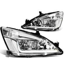 Load image into Gallery viewer, DNA Headlights Honda Accord (2003-2007) w/ LED DRL - Black or Chrome Housing Alternate Image