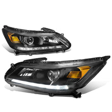 Load image into Gallery viewer, DNA Projector Headlights Honda Accord Sedan (2013-2015) w/ LED DRL - Black or Chrome  Housing Alternate Image