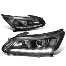 Load image into Gallery viewer, DNA Projector Headlights Honda Accord Sedan (2013-2015) w/ LED DRL - Black or Chrome  Housing Alternate Image