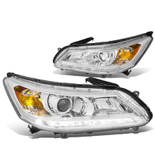 Load image into Gallery viewer, DNA Projector Headlights Honda Accord Sedan (2013-2015) w/ LED DRL - Black or Chrome  Housing Alternate Image