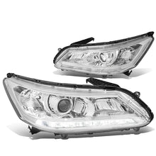 Load image into Gallery viewer, DNA Projector Headlights Honda Accord Sedan (2013-2015) w/ LED DRL - Black or Chrome  Housing Alternate Image