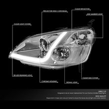 Load image into Gallery viewer, DNA Projector Headlights Honda Civic ES1  / EM2 (01-03) with LED DRL - Black / Chrome / Smoke Housing Alternate Image