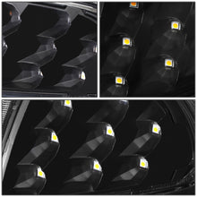 Load image into Gallery viewer, DNA Projector Headlights Honda Civic Coupe / Hatchback (92-95) w/ LED DRL - Black Housing Alternate Image