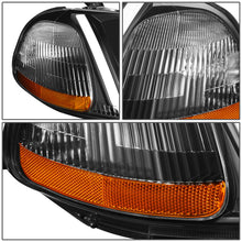 Load image into Gallery viewer, DNA Projector Headlights Honda Civic (96-98) w/ LED DRL - Black / Chrome / Smoke Housing Alternate Image