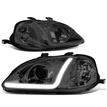 Load image into Gallery viewer, DNA Projector Headlights Honda Civic (99-00) w/ LED DRL - Black / Chrome / Smoke Housing Alternate Image