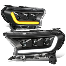 Load image into Gallery viewer, DNA Projector Headlights Ford Ranger XL / XLT (19-23) w/ LED DRL - Black or Chrome Housing Alternate Image
