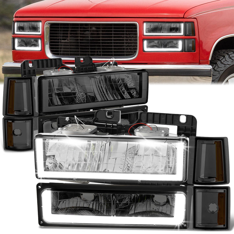 DNA Headlights GMC C1500/K1500 Yukon (1994-1999) U-LED DRL