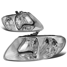 Load image into Gallery viewer, DNA Headlights for Chrysler Town &amp; Country (2001-2007) with Black or Chrome Housing and Clear or Smoke Lens Alternate Image