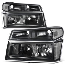 Load image into Gallery viewer, DNA Headlights Chevy Colorado / GMC Canyon (2004-2012) w/ LED DRL - Black or Chrome Housing Alternate Image
