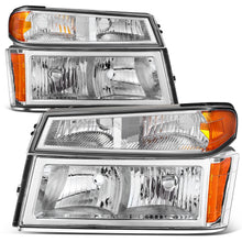 Load image into Gallery viewer, DNA Headlights Chevy Colorado / GMC Canyon (2004-2012) w/ LED DRL - Black or Chrome Housing Alternate Image