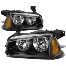 Load image into Gallery viewer, DNA Headlights Dodge Charger Sedan (2006-2010) Black or Chrome Housing Alternate Image
