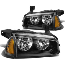Load image into Gallery viewer, DNA Headlights Dodge Charger Sedan (2006-2010) Black or Chrome Housing Alternate Image