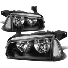 Load image into Gallery viewer, DNA Headlights Dodge Charger Sedan (2006-2010) Black or Chrome Housing Alternate Image