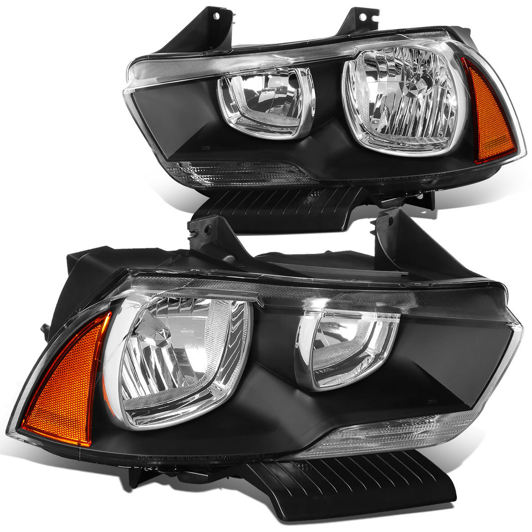 DNA Headlights Dodge Charger Sedan (2011-2014) Black or Chrome Housing