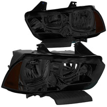 Load image into Gallery viewer, DNA Headlights Dodge Charger Sedan (2011-2014) Black or Chrome Housing Alternate Image