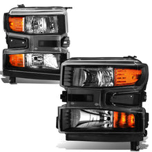 Load image into Gallery viewer, DNA Headlights Chevy Silverado 1500 (2019-2021) Black or Chrome Housing Alternate Image