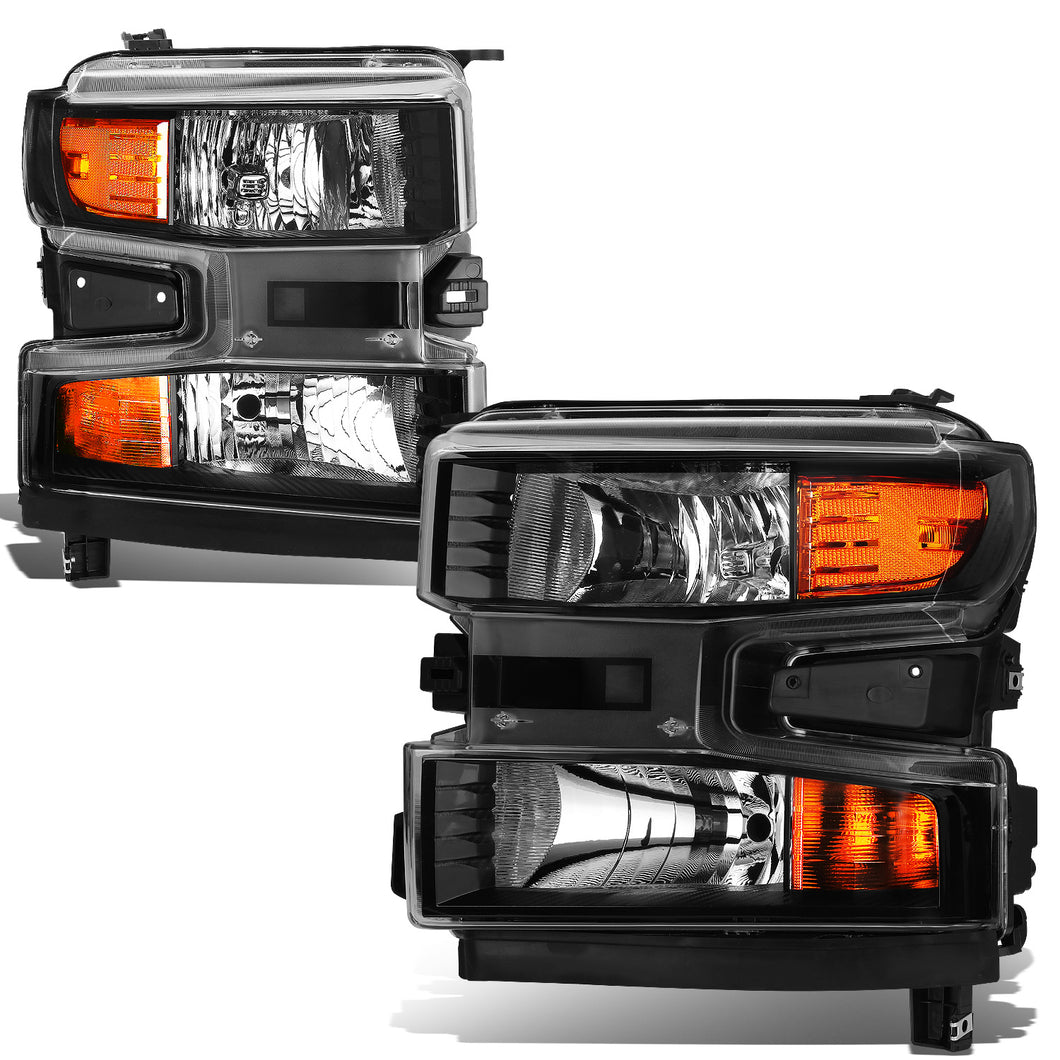 DNA Headlights Chevy Silverado 1500 (2019-2021) Black or Chrome Housing