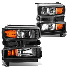 Load image into Gallery viewer, DNA Headlights Chevy Silverado 1500 (2019-2021) Black or Chrome Housing Alternate Image