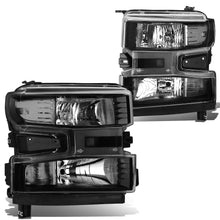 Load image into Gallery viewer, DNA Headlights Chevy Silverado 1500 (2019-2021) Black or Chrome Housing Alternate Image