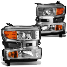 Load image into Gallery viewer, DNA Headlights Chevy Silverado 1500 (2019-2021) Black or Chrome Housing Alternate Image