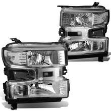 Load image into Gallery viewer, DNA Headlights Chevy Silverado 1500 (2019-2021) Black or Chrome Housing Alternate Image