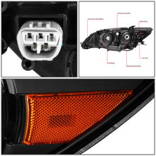 Load image into Gallery viewer, DNA Projector Headlights Lexus ES300H / ES350 (2013-2015) Black or Chrome Housing Alternate Image