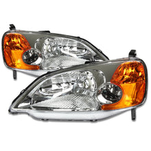 Load image into Gallery viewer, DNA Headlights for Honda Civic ES1  / EM2 (2001-2003) with Black or Chrome Housing and Clear or Smoke Lens Alternate Image