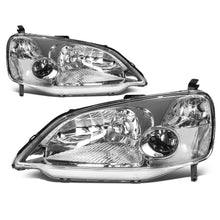 Load image into Gallery viewer, DNA Headlights for Honda Civic ES1  / EM2 (2001-2003) with Black or Chrome Housing and Clear or Smoke Lens Alternate Image