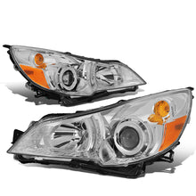 Load image into Gallery viewer, DNA Projector Headlights Subaru Outback / Legacy (2010-2014) OE Style w/ Black or Chrome Housing - 2010-2012 Style / Black / Clear Lens / Amber Alternate Image
