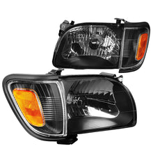 Load image into Gallery viewer, DNA Headlights for Toyota Tacoma (2001-2004) with Black or Chrome Housing and Clear Lens Alternate Image