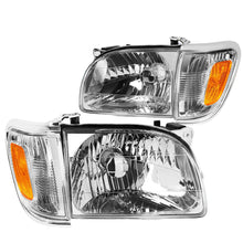 Load image into Gallery viewer, DNA Headlights for Toyota Tacoma (2001-2004) with Black or Chrome Housing and Clear Lens Alternate Image