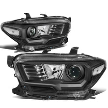 Load image into Gallery viewer, DNA Projector Headlights Toyota Tacoma (2016-2018) OE Style w/ Black or Chrome Housing - Black / Clear Lens / Amber Alternate Image