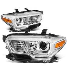 Load image into Gallery viewer, DNA Projector Headlights Toyota Tacoma (2016-2018) OE Style w/ Black or Chrome Housing - Black / Clear Lens / Amber Alternate Image
