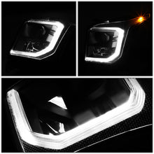 Load image into Gallery viewer, DNA Projector Headlights GMC Yukon / Yukon XL (2015-2020) OE Style w/ Black or Chrome Housing - Black / Clear Lens / Amber Alternate Image