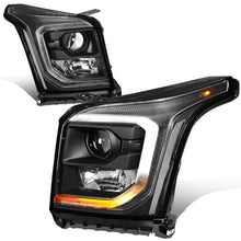 Load image into Gallery viewer, DNA Projector Headlights GMC Yukon / Yukon XL (2015-2020) OE Style w/ Black or Chrome Housing - Black / Clear Lens / White Alternate Image
