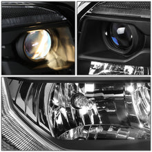 Load image into Gallery viewer, DNA Projector Headlights GMC Yukon / Yukon XL (2015-2020) OE Style w/ Black or Chrome Housing - Black / Clear Lens / Amber Alternate Image